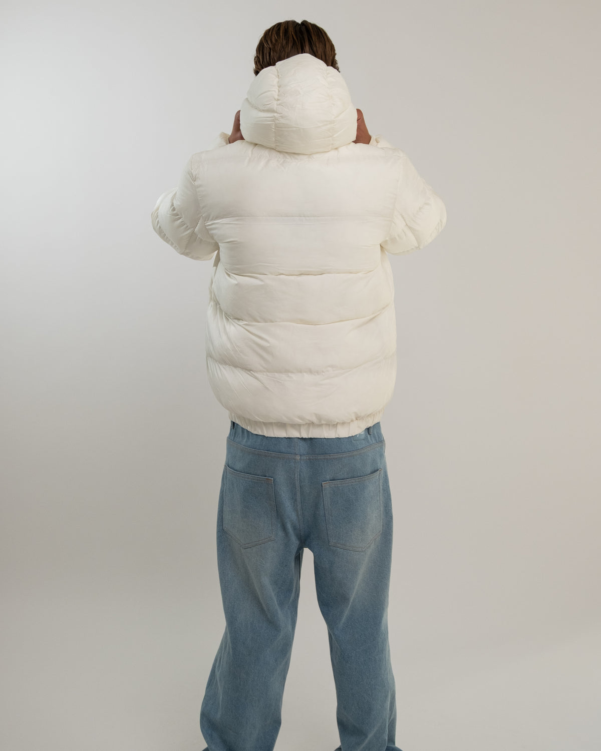 PUFFER JAKKE HVID