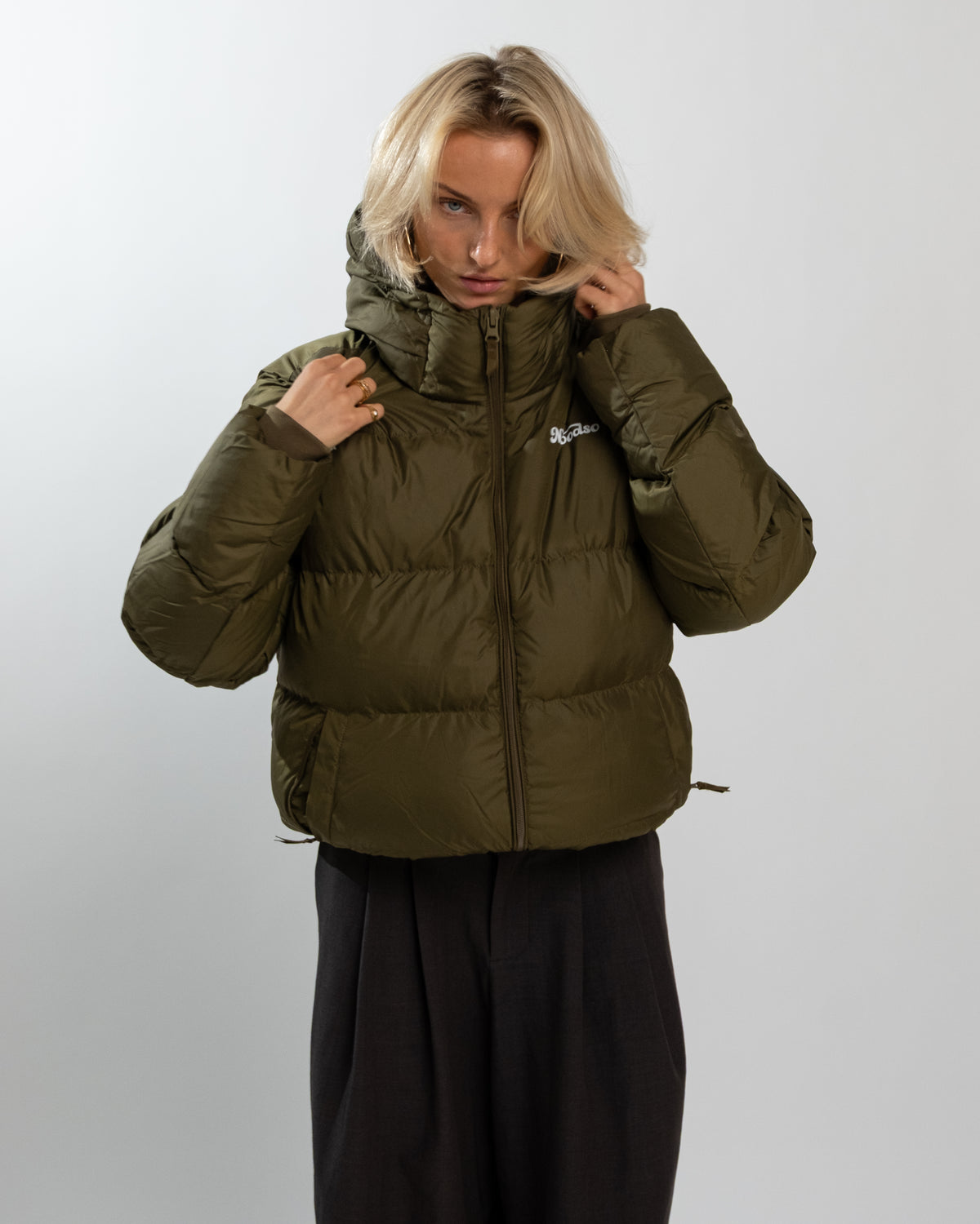 PUFFER JAKKE KHAKI