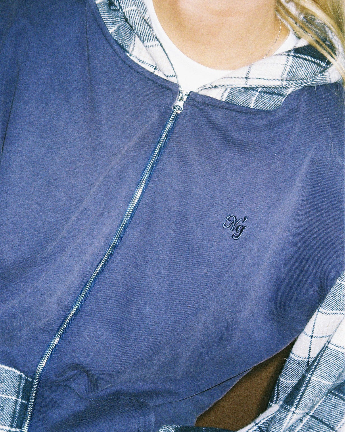 TERNET ZIP HOODIE NAVY