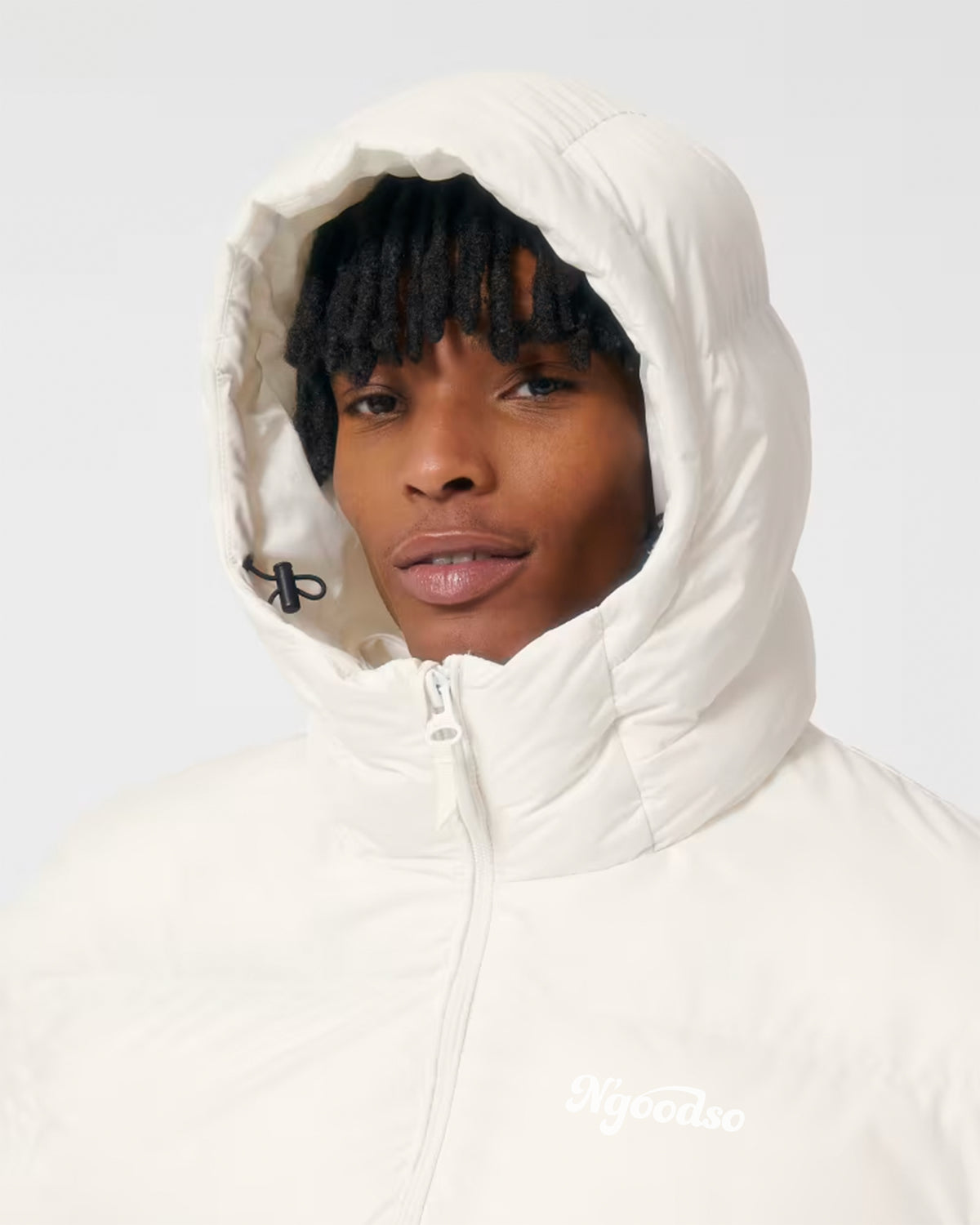 PUFFER JAKKE HVID