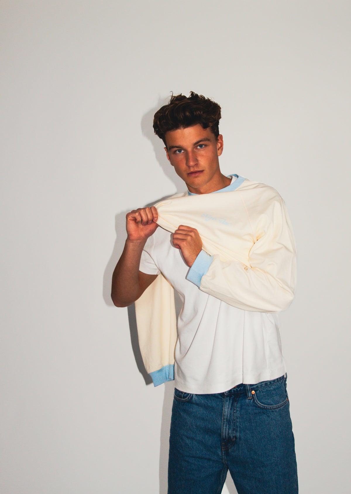 LANGÆRMET T-SHIRT BEIGE