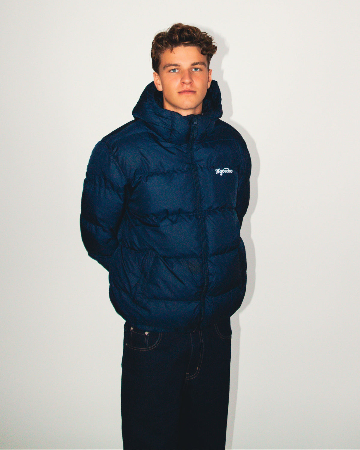 PUFFER JAKKE NAVY