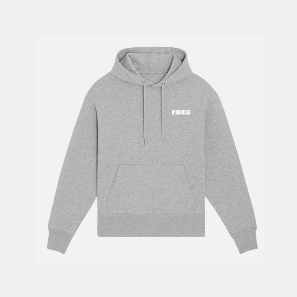 LOGO HOODIE GRÅ