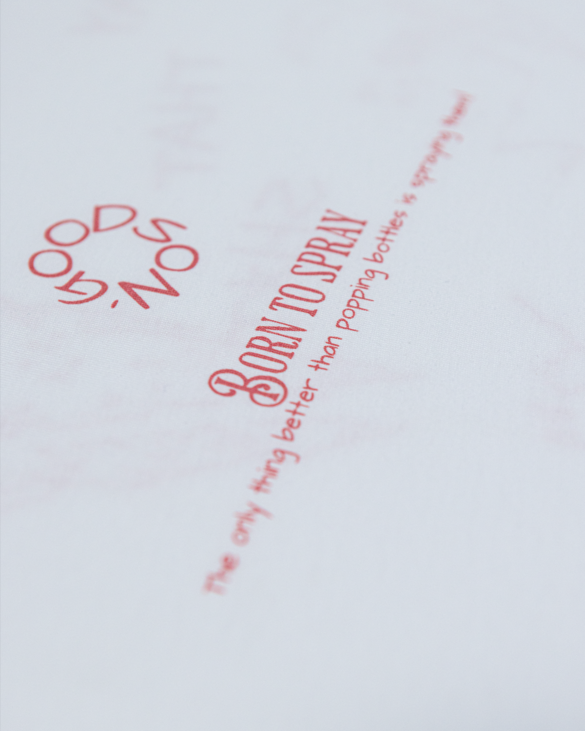 CHAMPAGNE PRINT T-SHIRT