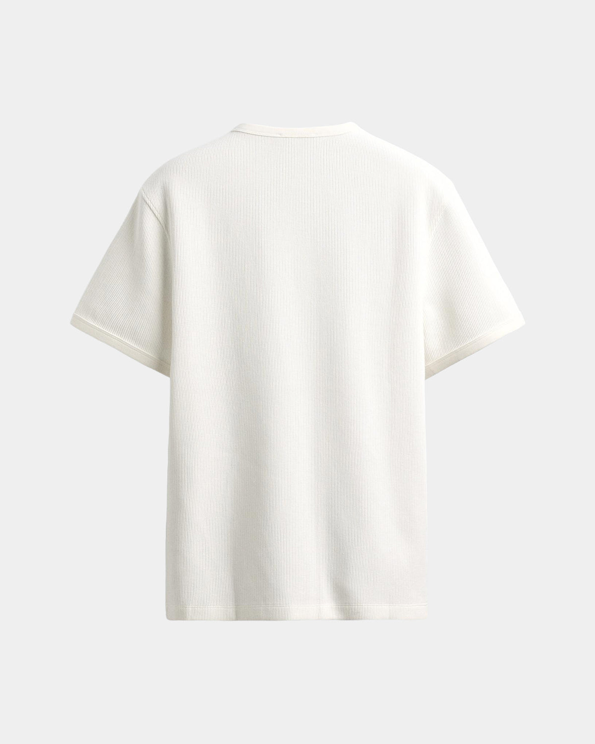 HENLEY T-SHIRT HVID