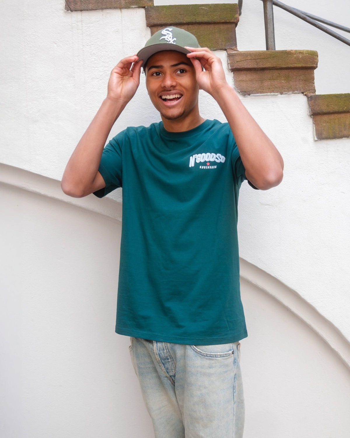 KØBENHAVN PRINT T-SHIRT GRØN