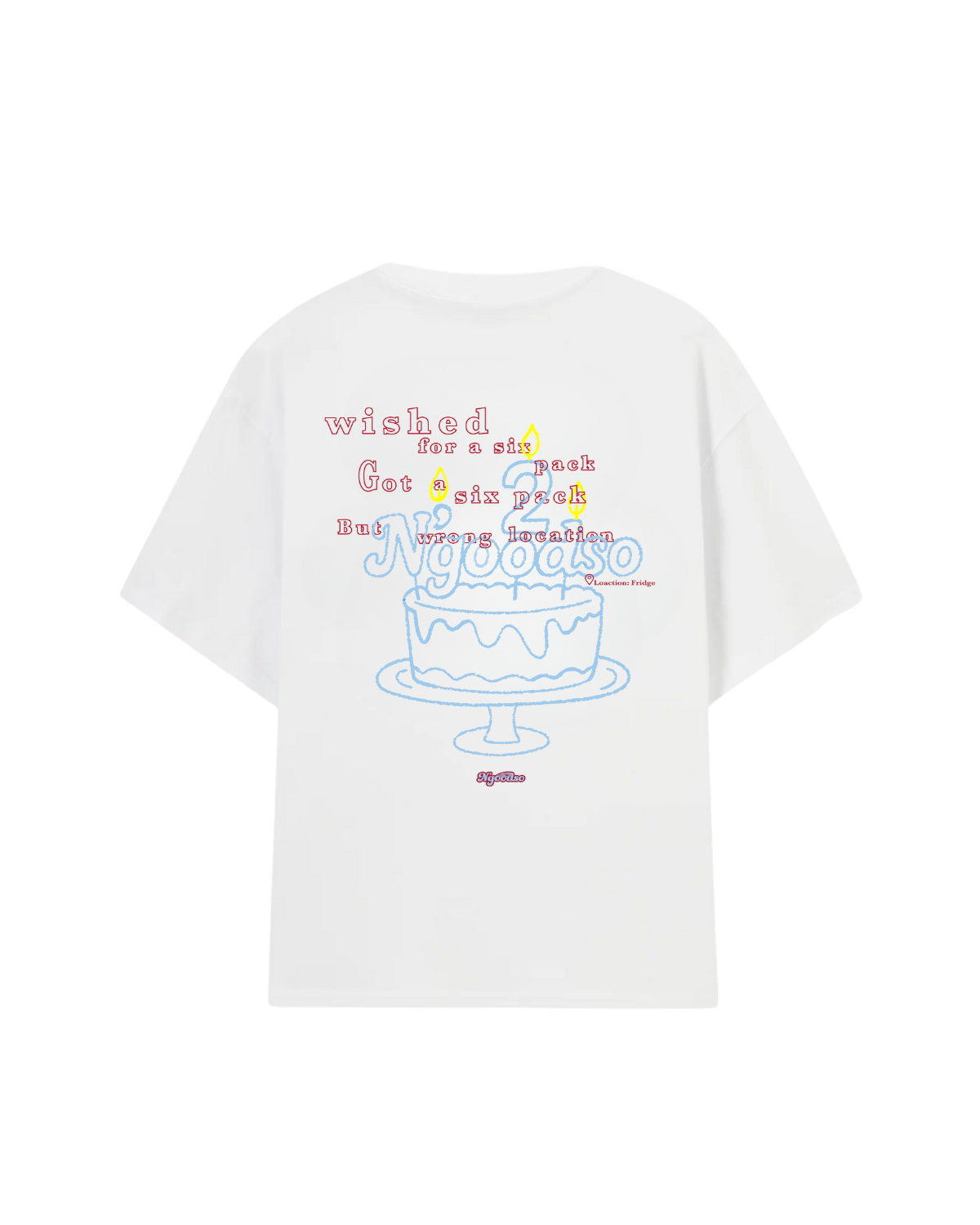 2 YEARS BIRTHDAY T-SHIRT HVID