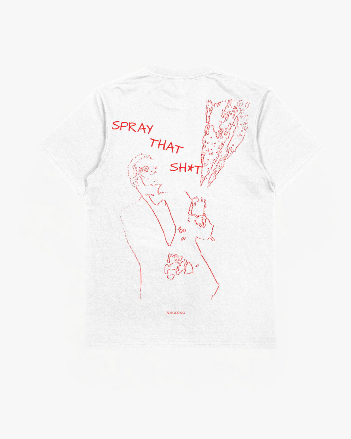 CHAMPAGNE PRINT T-SHIRT