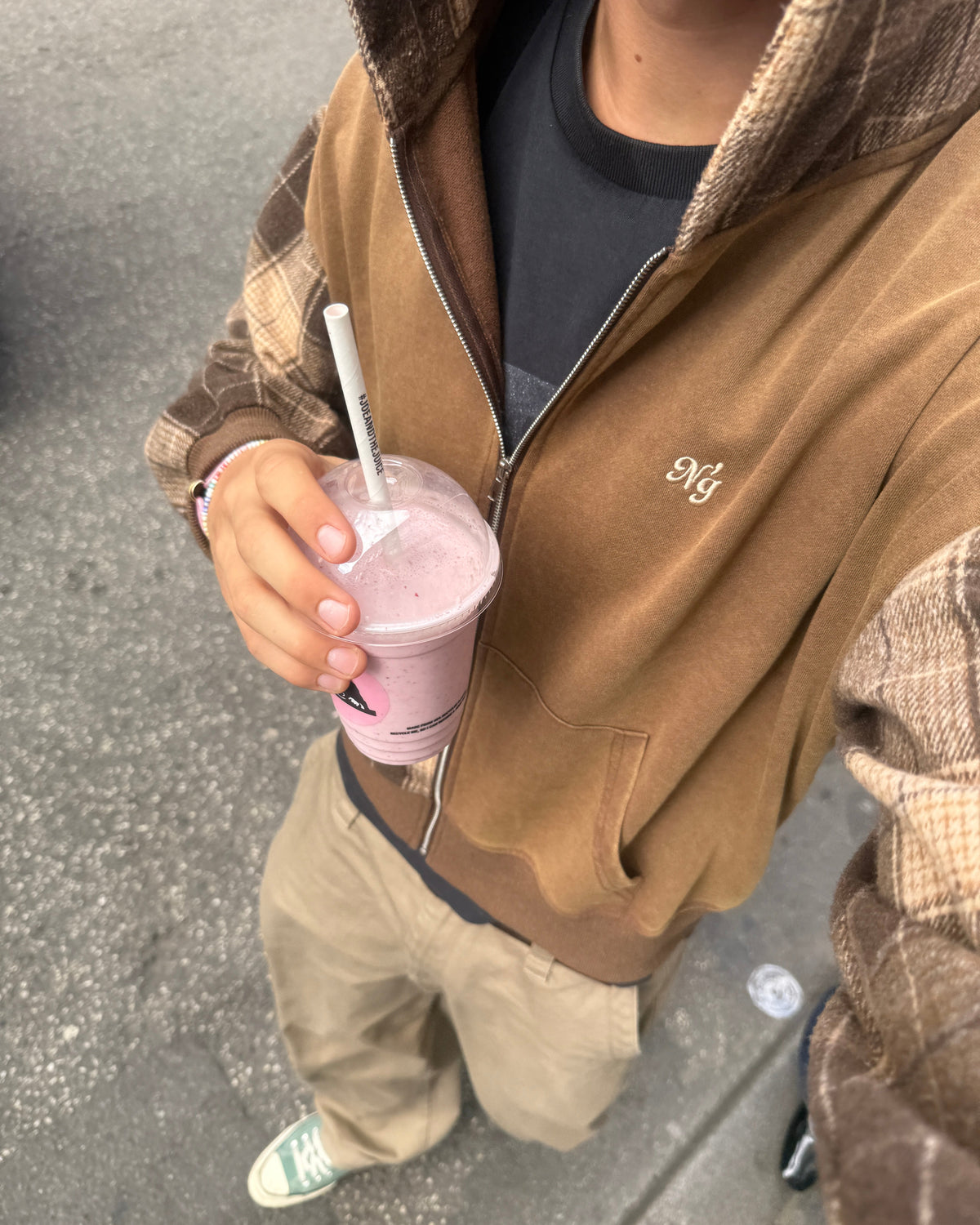 TERNET ZIP HOODIE BRUN