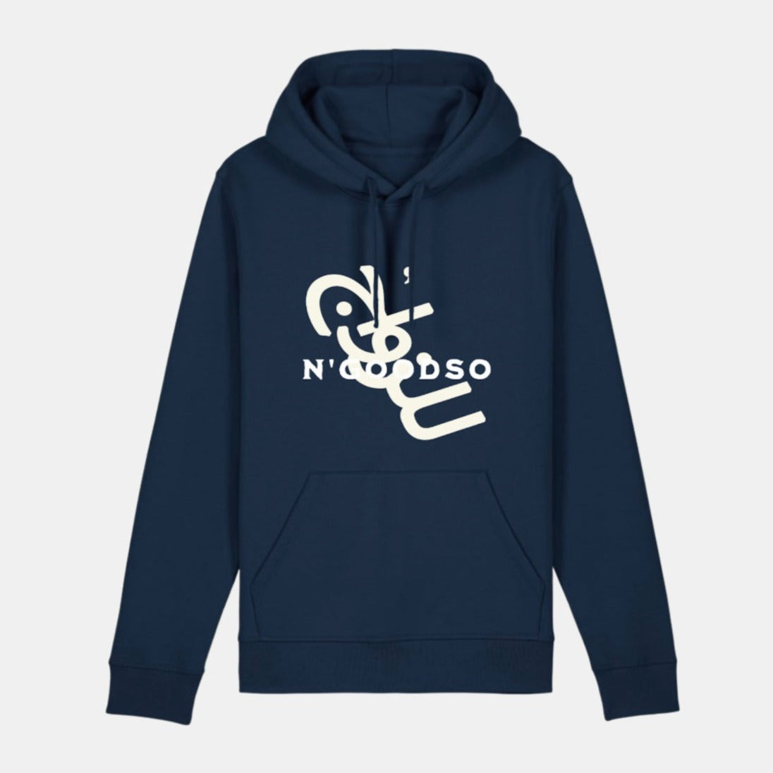 ARABIC PRINT HOODIE NAVY