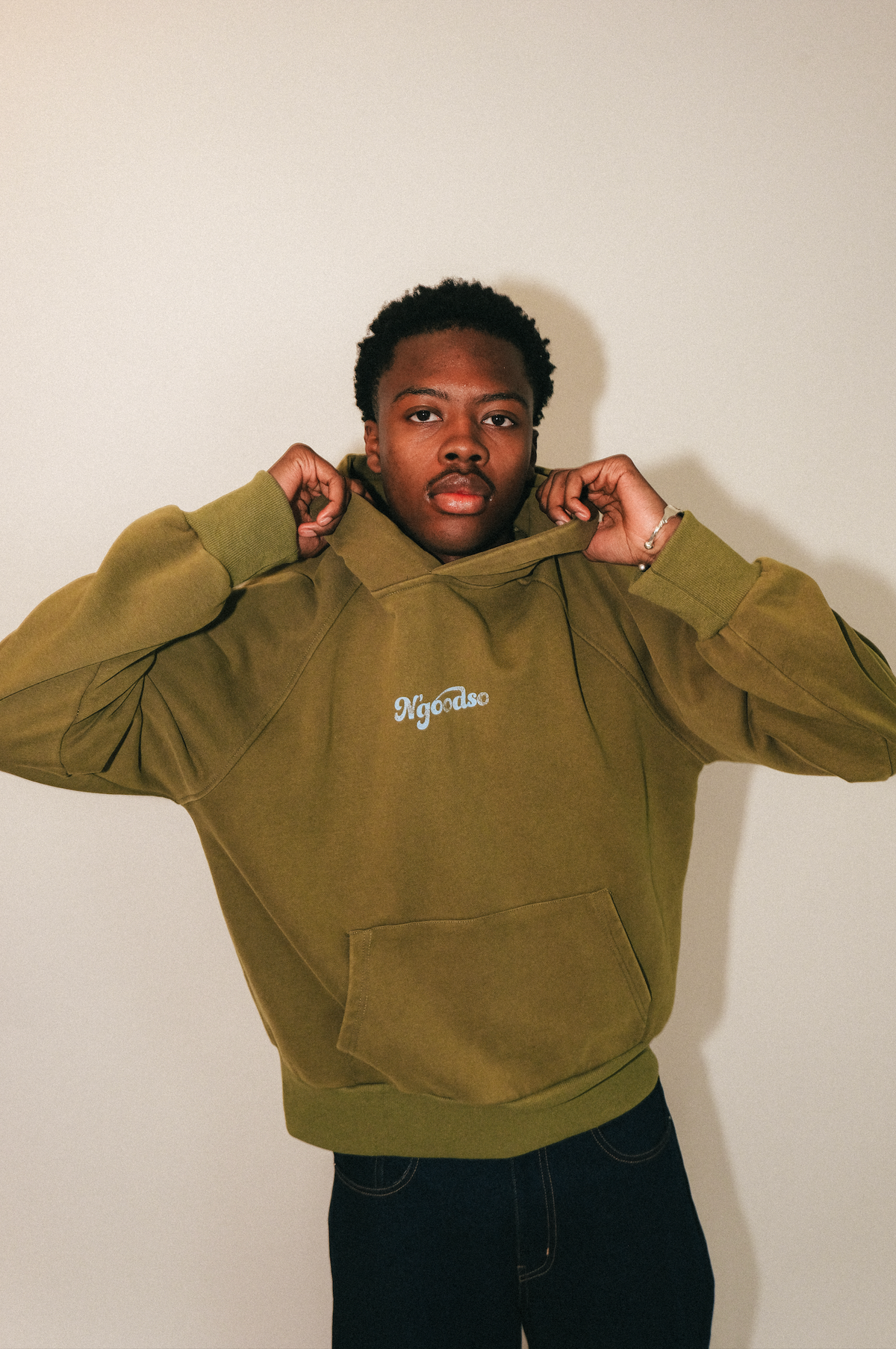 WASHED HOODIE GRØN