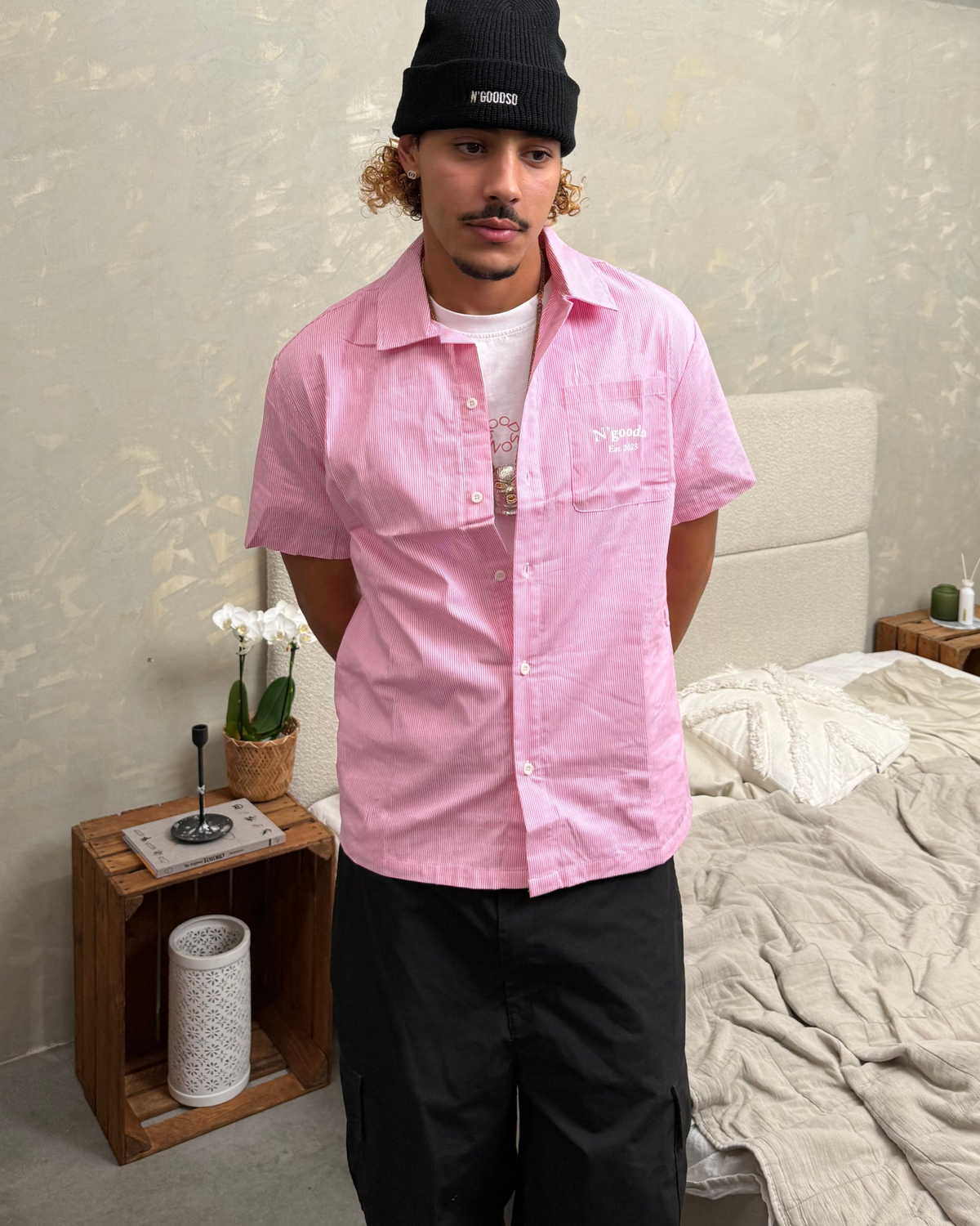 PINK SHORTSLEEVE SHIRT