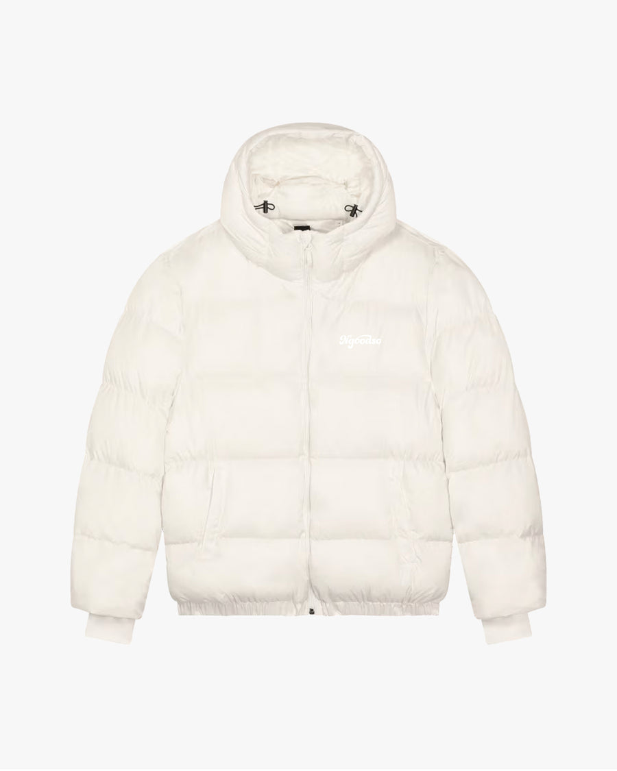PUFFER JAKKE HVID